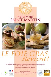 A la Saint Martin le Foie Gras revient :