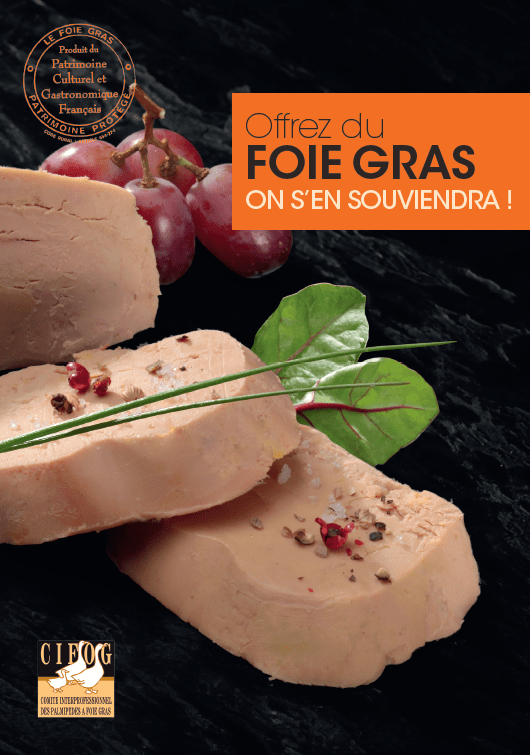 Foie Gras : chic, beau et très instructif, un livret avec des informations historiques et pratiques