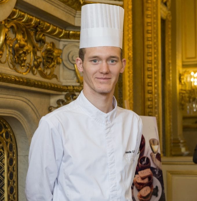 Amandin Colvray, Grand gagnant du Challenge Foie Gras des Jeunes Créateurs Culinaires 2015