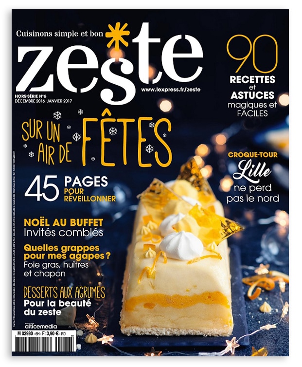 La belle revue Zeste, en titre : Quelles grappes pour mes agapes ?