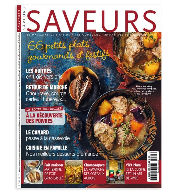 Le magazine “Saveurs”, cuisine de terroir à l’honneur !