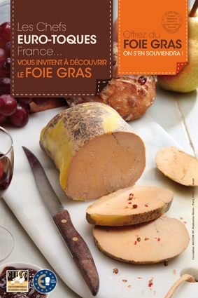 Avec Euro-Toques, le Foie Gras en vedette des tables des Chefs pendant toute cette semaine !