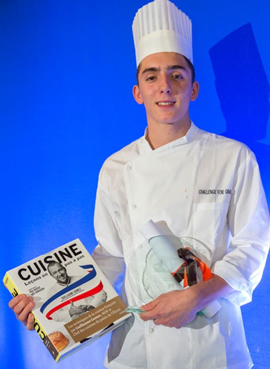 Arthur Othenin Lauréat du Challenge Foie Gras 2017 des Jeunes Créateurs Culinaires !
