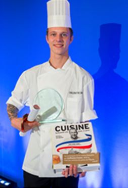Kévin Lepetit, lauréat du Challenge Foie Gras 2017 des Jeunes Créateurs Culinaires !