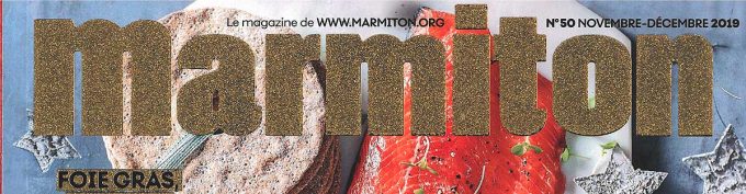 Vu dans le magazine “Marmiton” : Foie Gras, star des fêtes de fin d’année