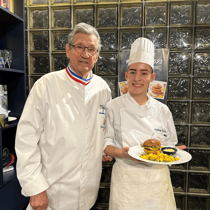 Oriane Fraccola, lauréate du Challenge Foie Gras 2023 des jeunes créateurs culinaires !