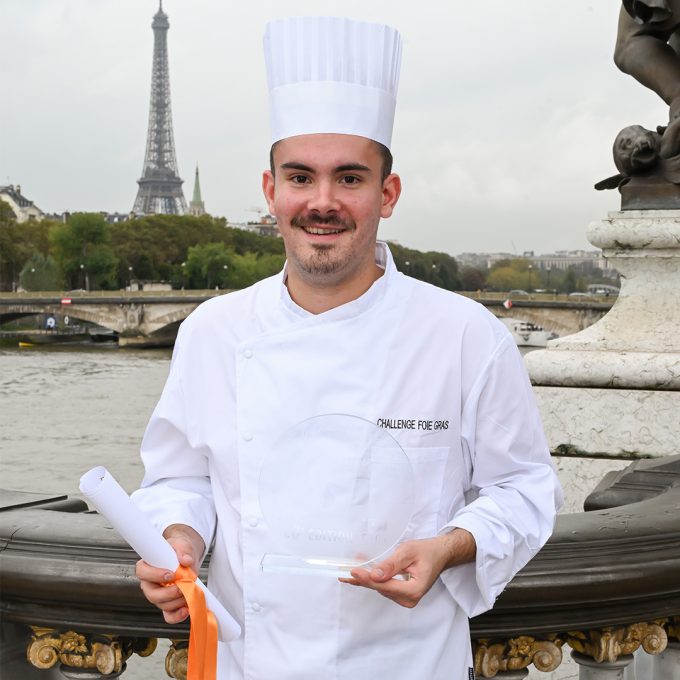 Rémi Burgunder lauréat de la 20e édition du Challenge Foie Gras des Jeunes Créateurs Culinaires !