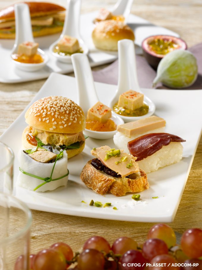 Saison estivale : buffets et apéritifs au Foie Gras et aux fruits