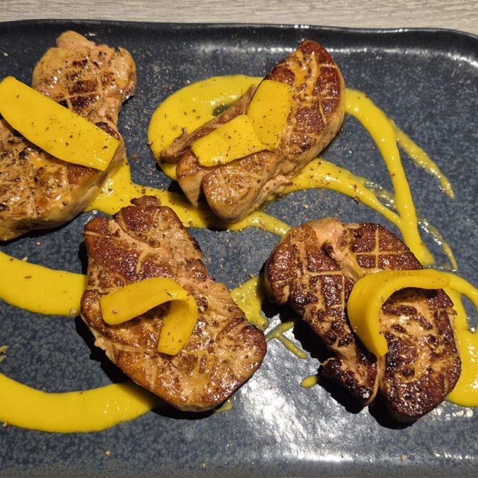 Foie Gras poêlé à la mangue